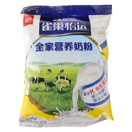 雀巢全家营养甜奶粉300g