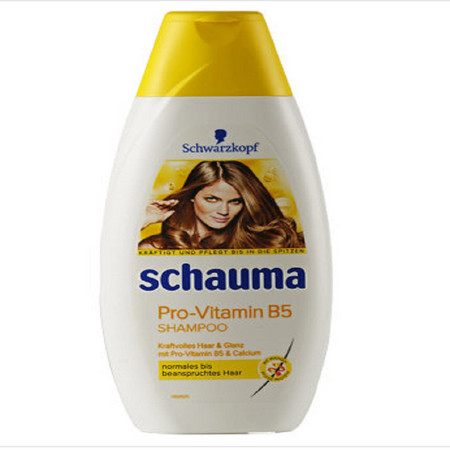 德国 施华蔻(schauma)黑人头维他命原b5护理洗发露 400ml