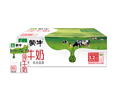 蒙牛纯牛奶利乐包250mL×24