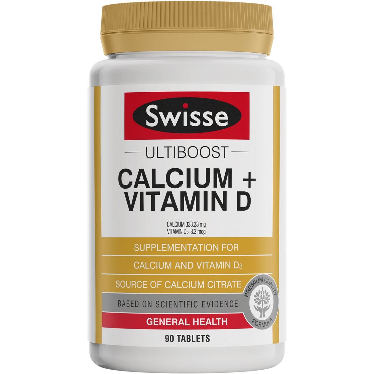 【澳大利亚】swisse 钙维生素d片 90片