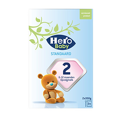 2盒装【荷兰】HEROBABY 美素 婴儿奶粉2段 (6-12个月) 700g（保税仓发货）
