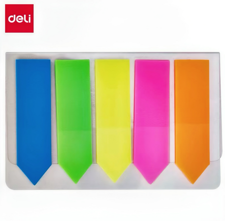 得力指示标签贴