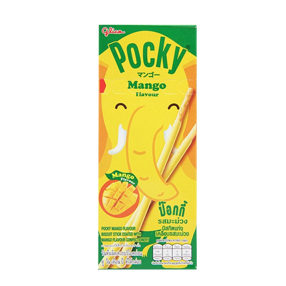 【泰国】pocky格力高 芒果味涂层饼干(完税版)25g