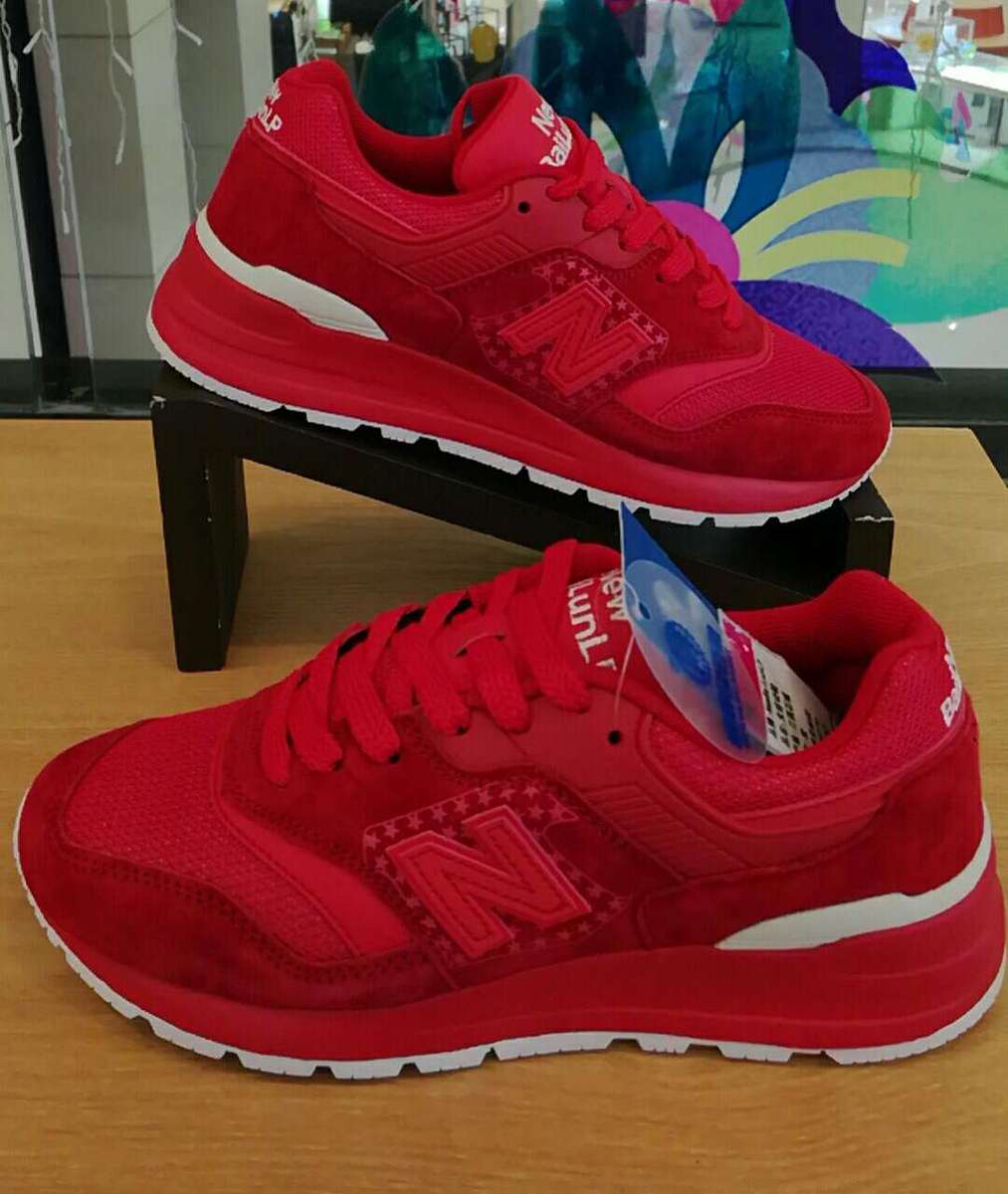 新百伦领跑女士红色休闲运动鞋_红色/37_newbailunlp