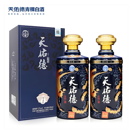 天佑德青稞白酒（国之德G6）52度500ml