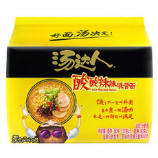 统一汤达人酸酸辣辣豚骨五合一130g*5