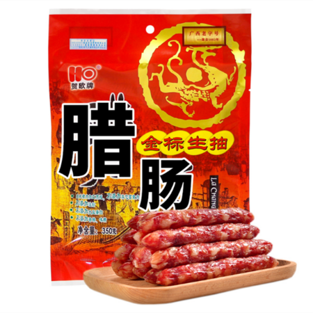 贺欧金标生抽腊肠350g