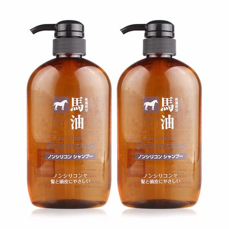 2件装 日本 kumano熊野油脂 马油洗发水 600ml 保税区邮