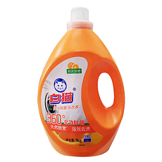 白猫阳光除菌洗衣液（甜橙）3kg