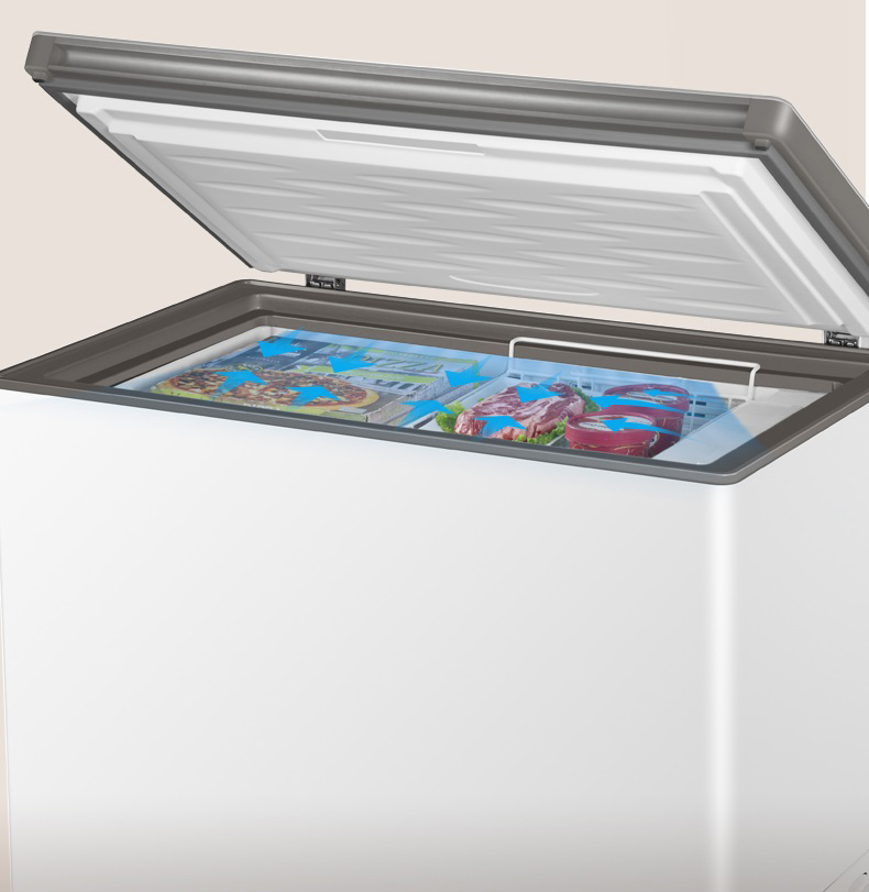 海尔(haier) 风冷无霜冰柜 深冷速冻冷柜家用商用冰柜 智能温控-40度