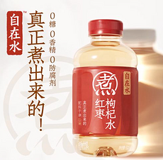 元气森林自在水红枣枸杞水500ml