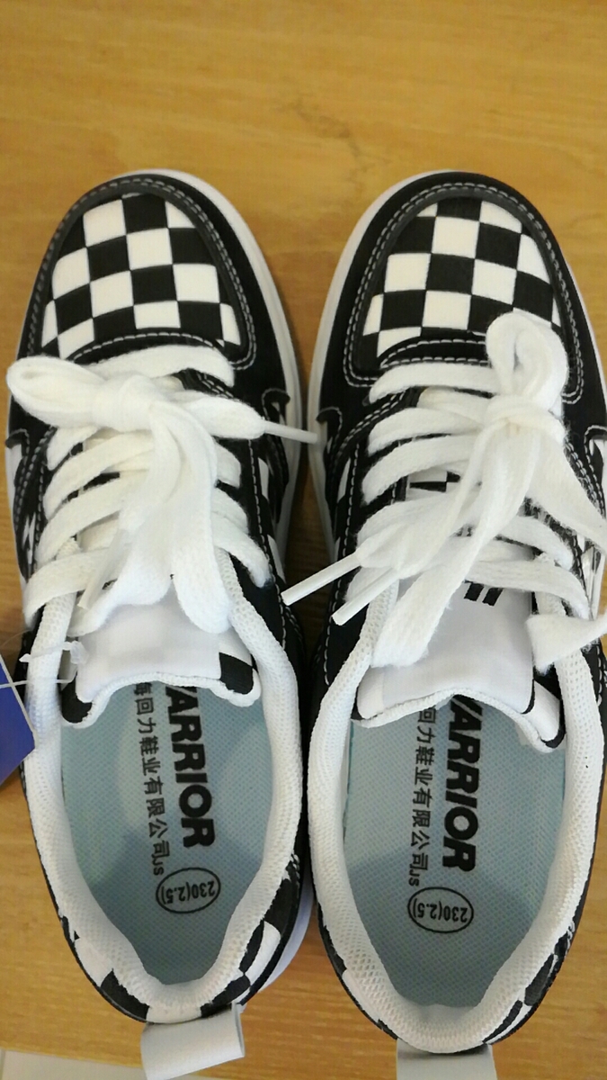 回力黑白 格纹休闲板鞋_黑白格纹/38/其他_回力