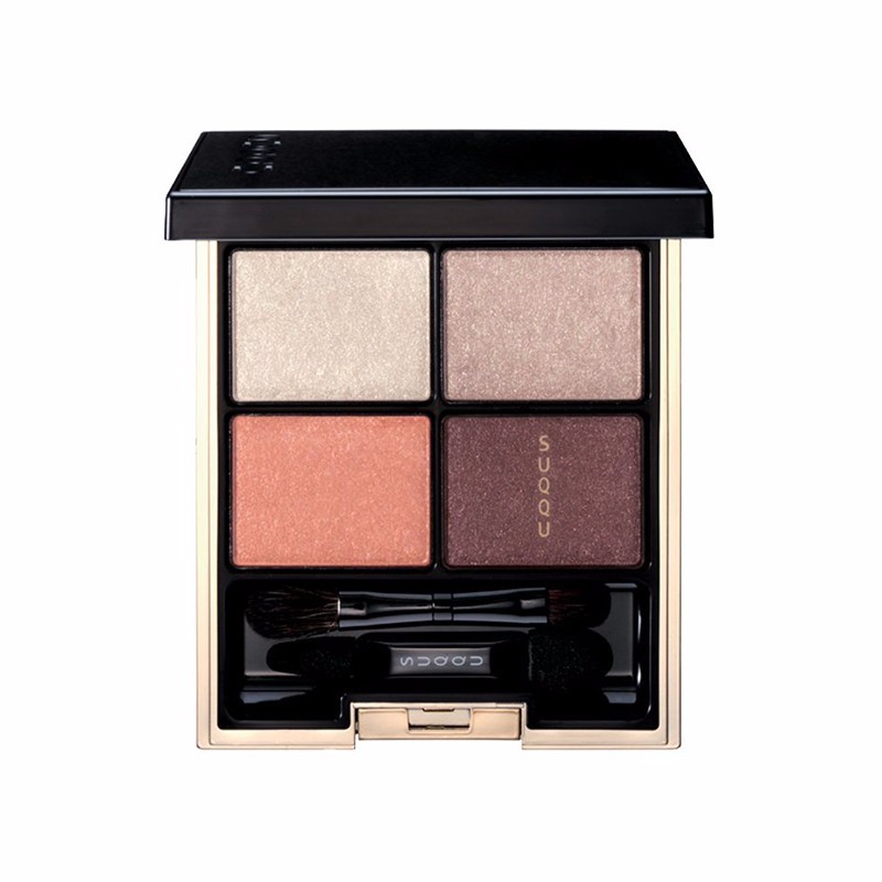 日本suqqu 四色眼影盘 02 光橙花hlkaritouka 5.6g 香港直邮