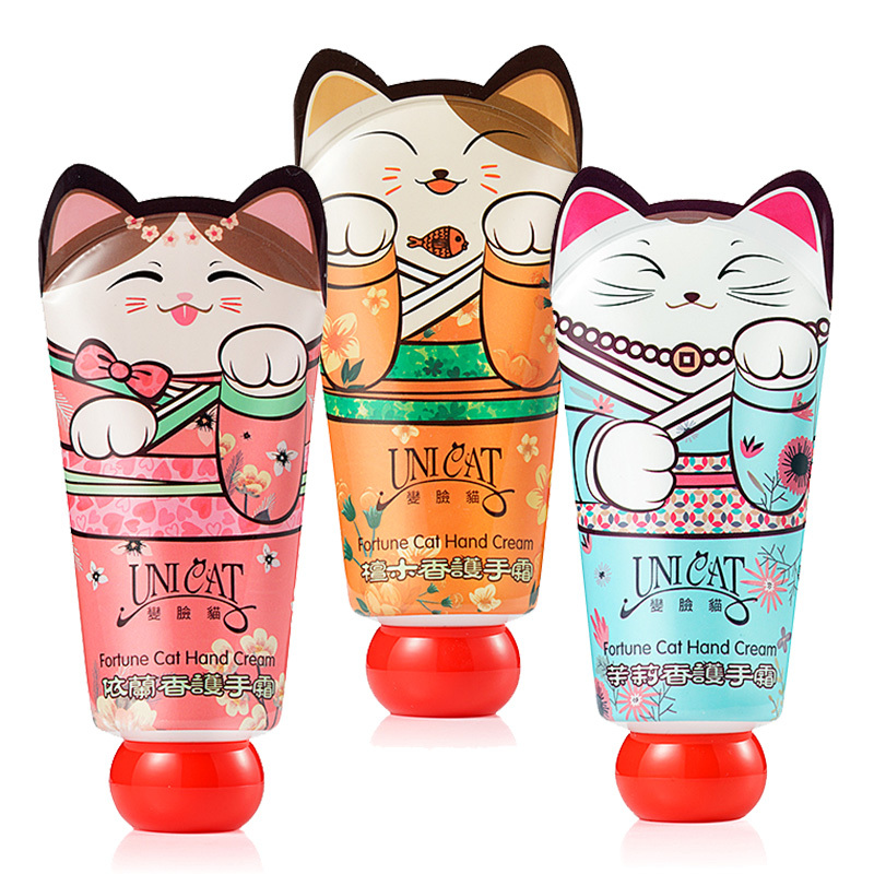 中国台湾 变脸猫unicat 招财猫护手霜礼盒装 40ml*3支