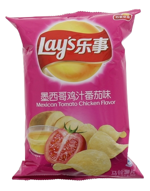 乐事墨西哥鸡汁番茄味薯片70g