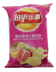 乐事墨西哥鸡汁番茄味薯片70g