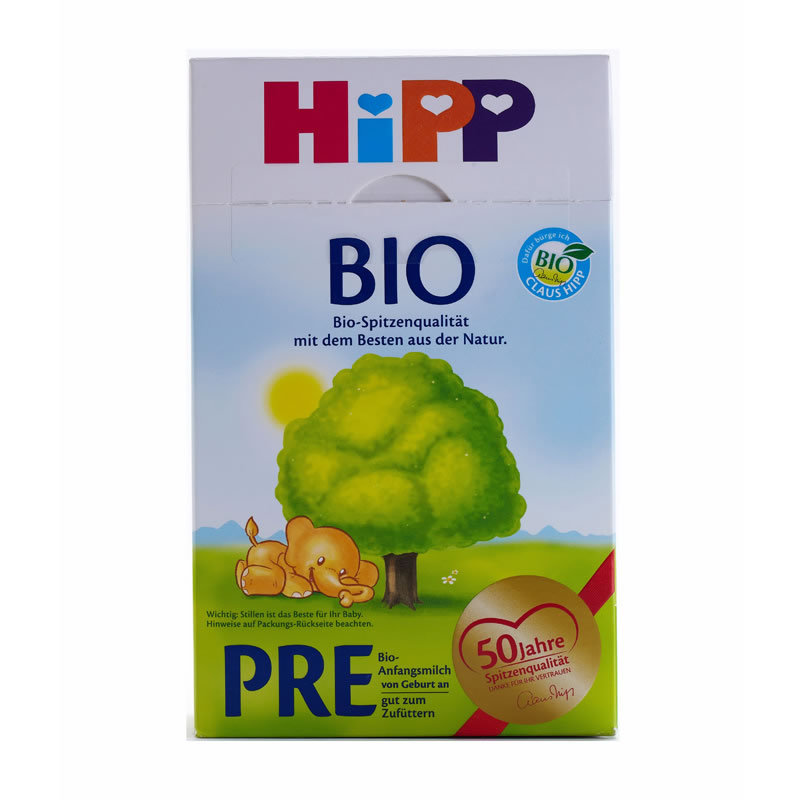 【德国】喜宝 hipp 有机婴幼儿奶粉pre段(0-3个月) 600g 保税仓发货