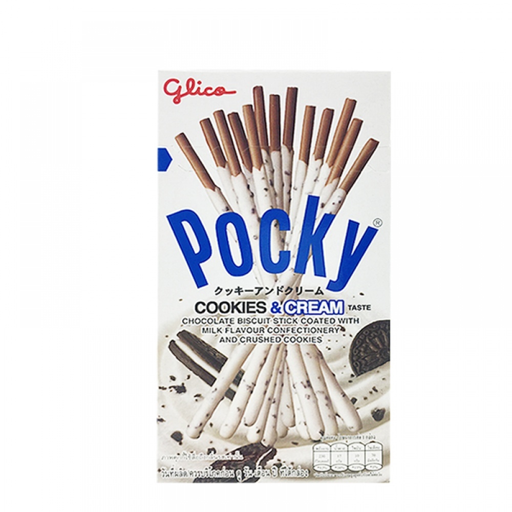 【泰国】pocky格力高 奶油曲奇涂层饼干(完税版)45g