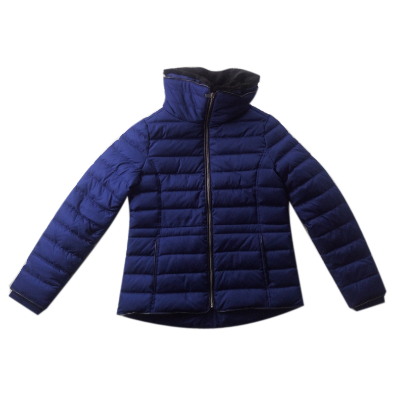 tommy hilfiger女装女毛领羽绒服外套 rm87675732 430 宝蓝色 s