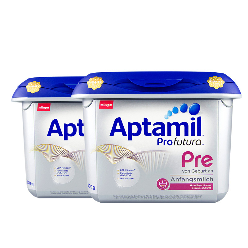 【德国直邮】德国爱他美白金版aptamil婴幼儿奶粉 pre段800g*2