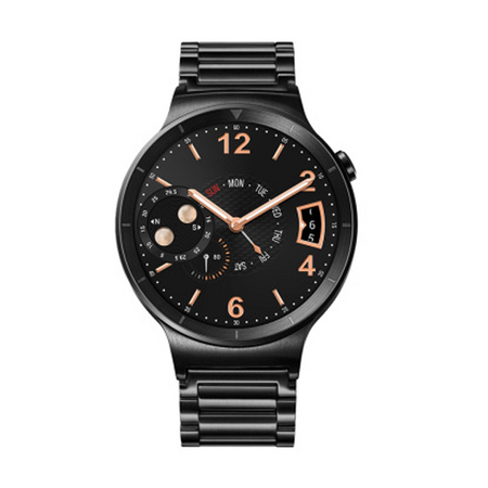 华为huawei watch 动感系列 智能手表(黑色不锈钢三珠表带)曜石黑