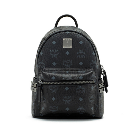 mcm stark系列迷你黑色双肩背包 mmk6sve41bk 香港直邮