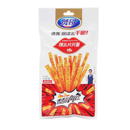 贤哥名嘴1哥(贤哥辣么片片脆)58g*3包装