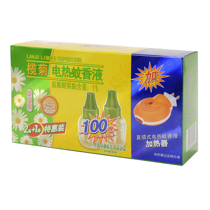 榄菊电热蚊香液2合1特惠装(野菊花 加热器)