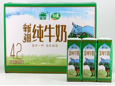 瑞缘幻享纯牛奶200g*16盒