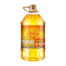 香满园压榨一级花生油5L