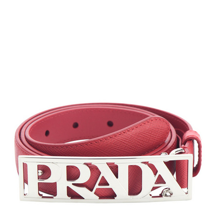 prada 普拉达 女士红色皮革腰带 1cc267-053-f068z 80号