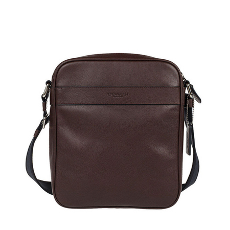 coach 蔻驰 charles系列男士单肩斜挎包 f54782mah 棕色