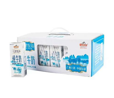 皇氏乳业上思牧场纯牛奶200ml*15