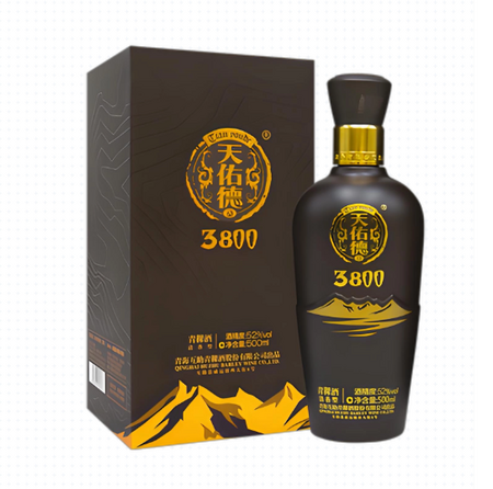 天佑德青稞白酒（海拔3800）52度500ml