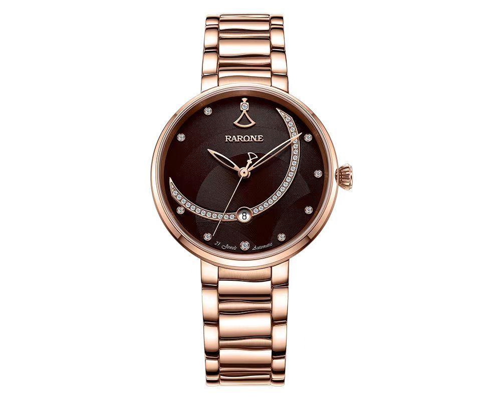 雷诺星月系列机械女表