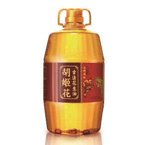 胡姬花古法土榨风味花生油5L