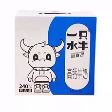 皇氏一只水牛高钙牛奶200ml*10