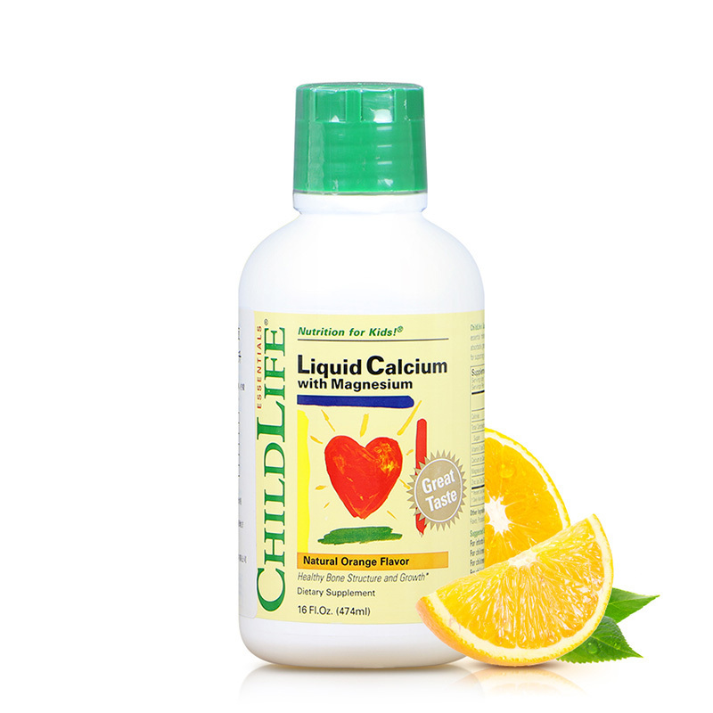 美国childlife童年时光钙镁锌营养液 474ml/瓶