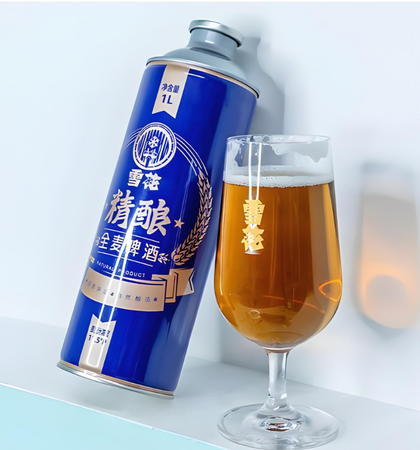 雪花全麦精酿A+10度1L