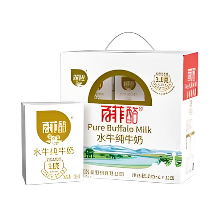 百菲酪3.9水牛纯牛奶200ml*12
