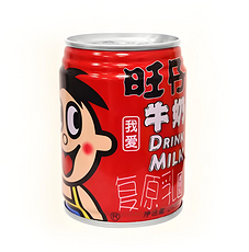 旺旺牛奶听装245ml