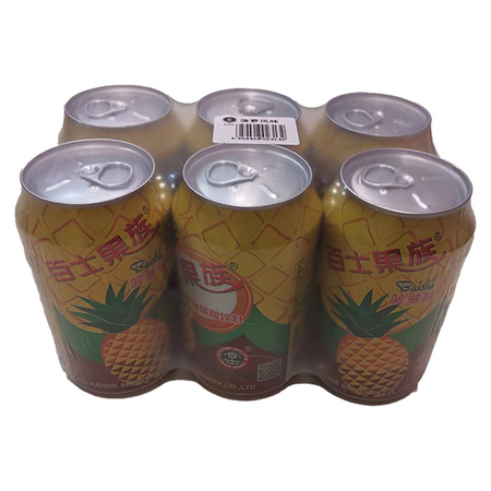 百士菠萝啤（6联包）320ml*6