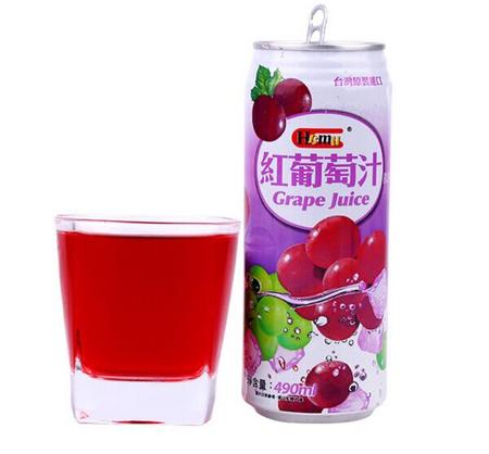 【臺灣】hamu 紅葡萄汁飲料490ml