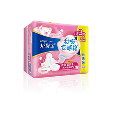 护舒宝秒吸云感棉极薄日用卫生巾（15+3）片