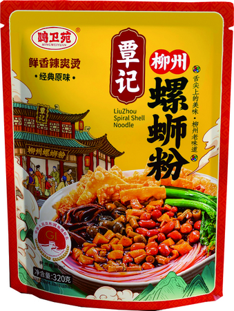 鸣卫苑覃记柳州螺蛳粉（320g*5袋）