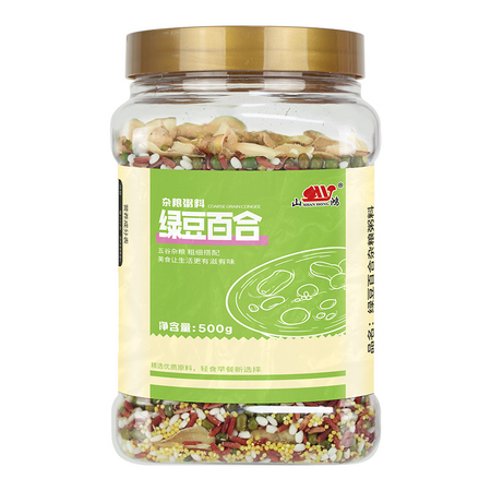 山鸿绿豆百合杂粮粥500g