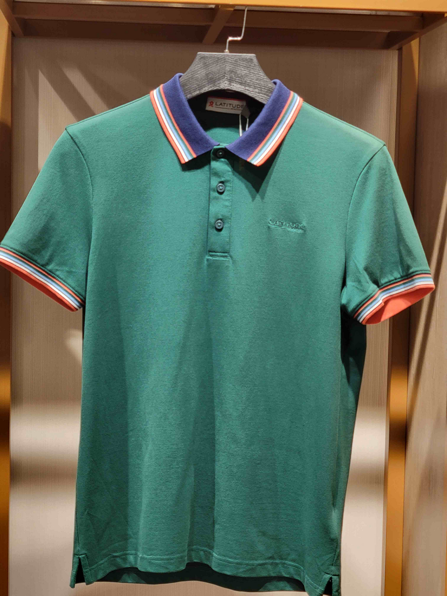 梦特娇绿色短袖针织t恤衫_绿色/m_梦特娇