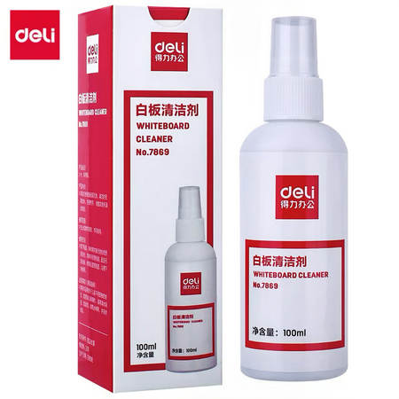 得力100m白板清洁剂