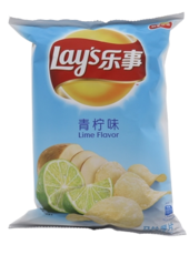 乐事清爽青柠味薯片70g