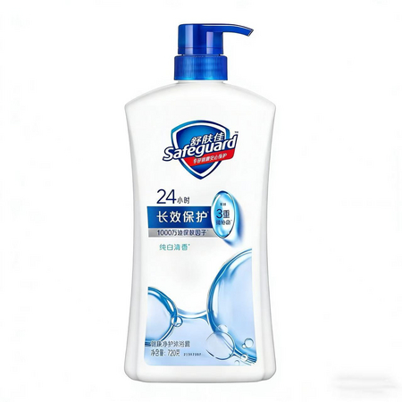 舒肤佳健康净护沐浴露纯白清香720g